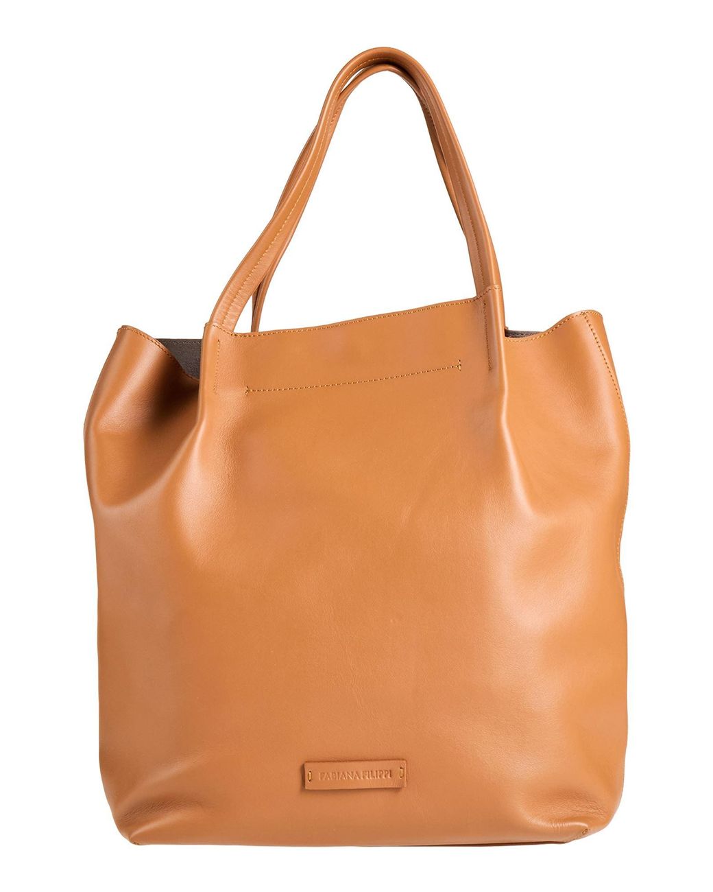 Fabiana Filippi Brown Tan Handbag Leather