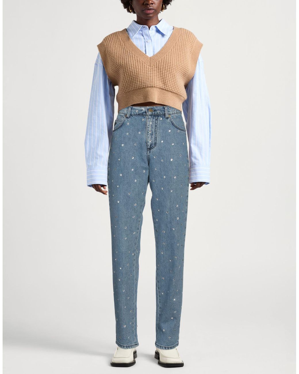 Philosophy Di Lorenzo Serafini Blue Jeans Cotton