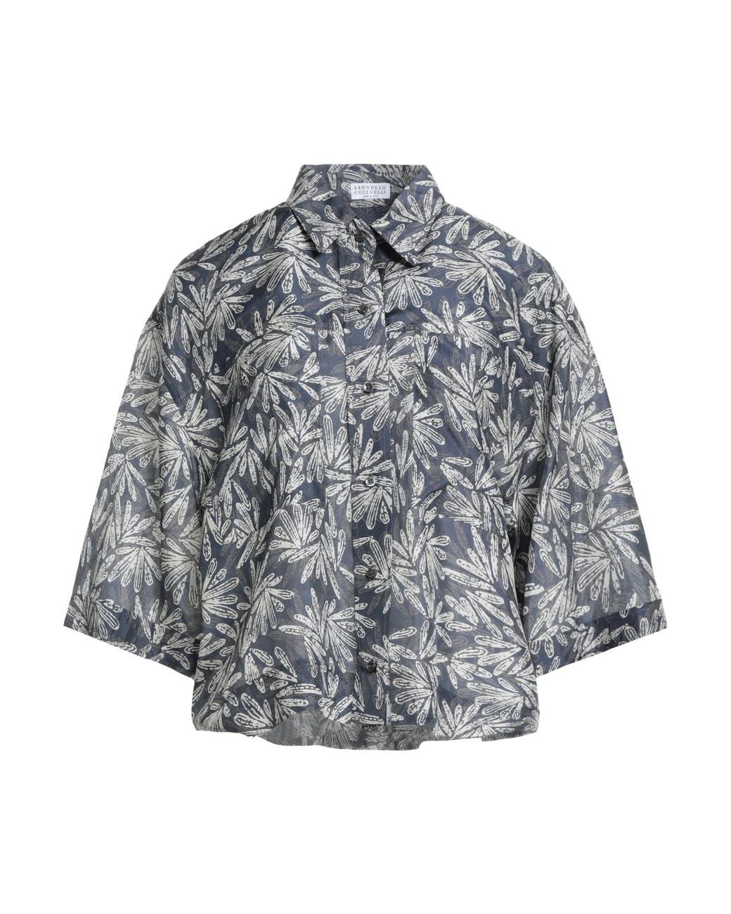 Brunello Cucinelli Gray Shirt