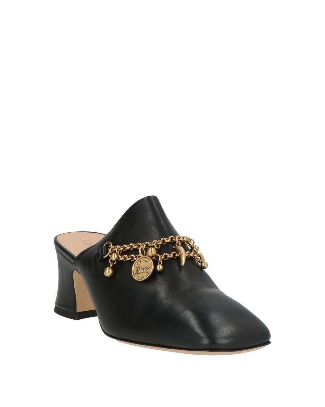 Chloé Black Mules & Clogs Leather