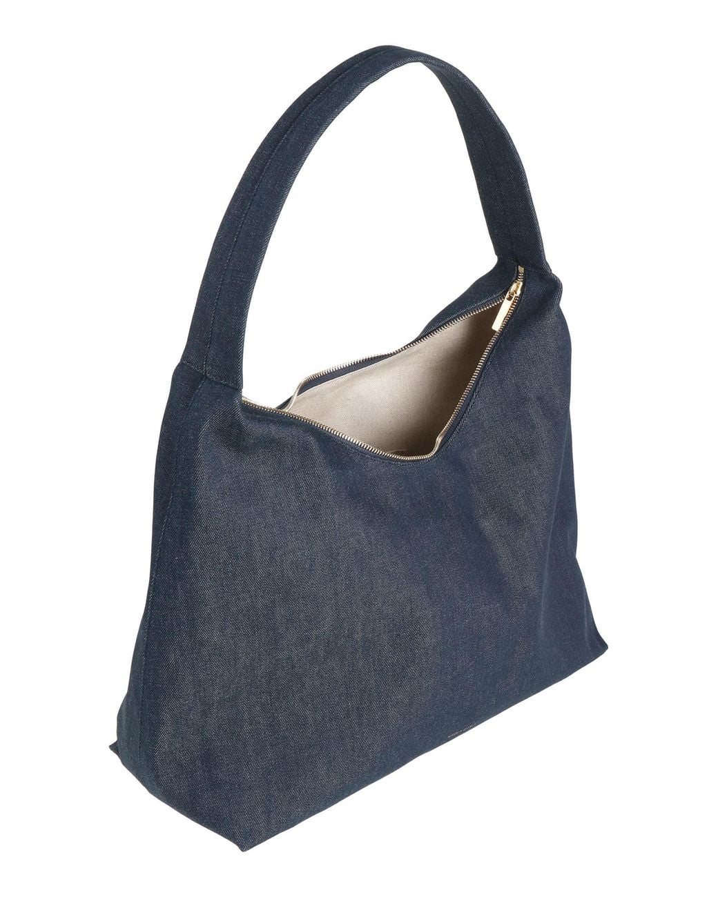 Mansur Gavriel Blue Shoulder Bag Textile Fibers