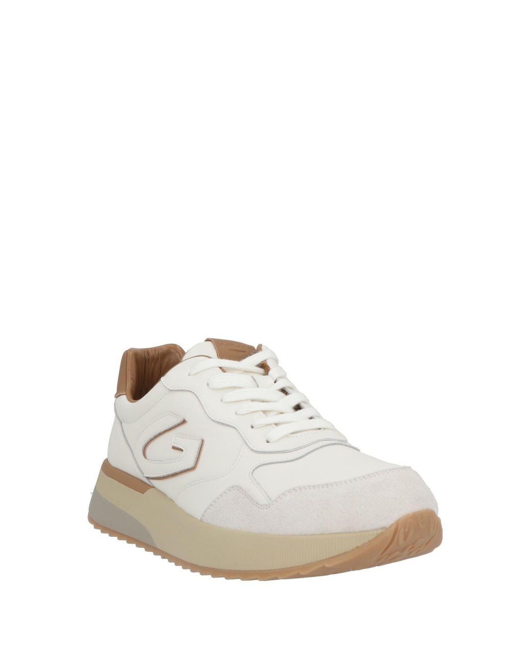 Alberto Guardiani White Trainers for men