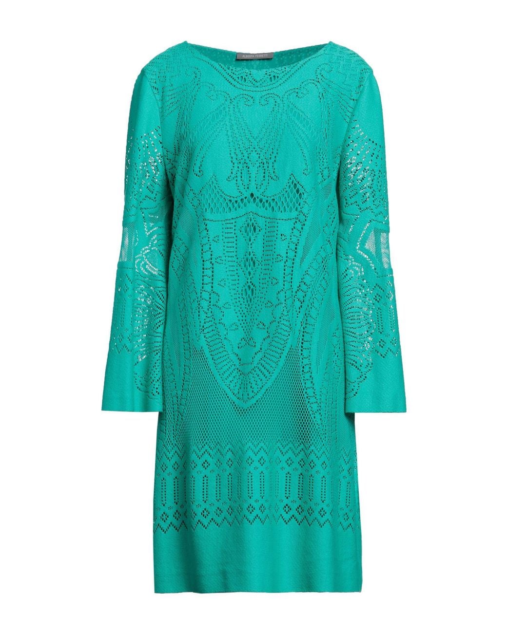 Alberta Ferretti Blue Midi Dress