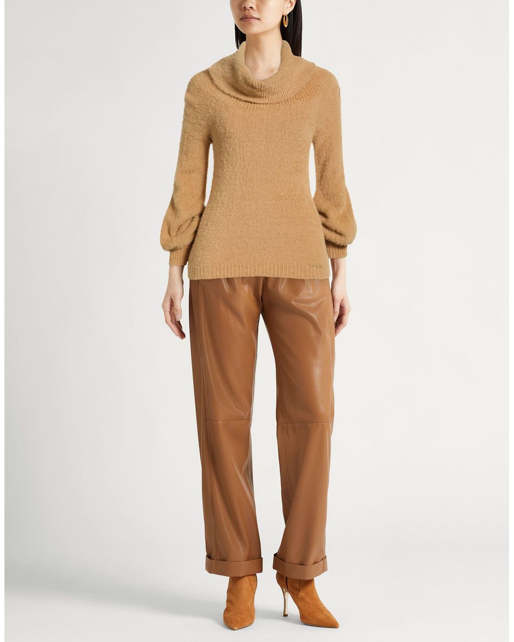 Liu Jo Natural Turtleneck Polyamide