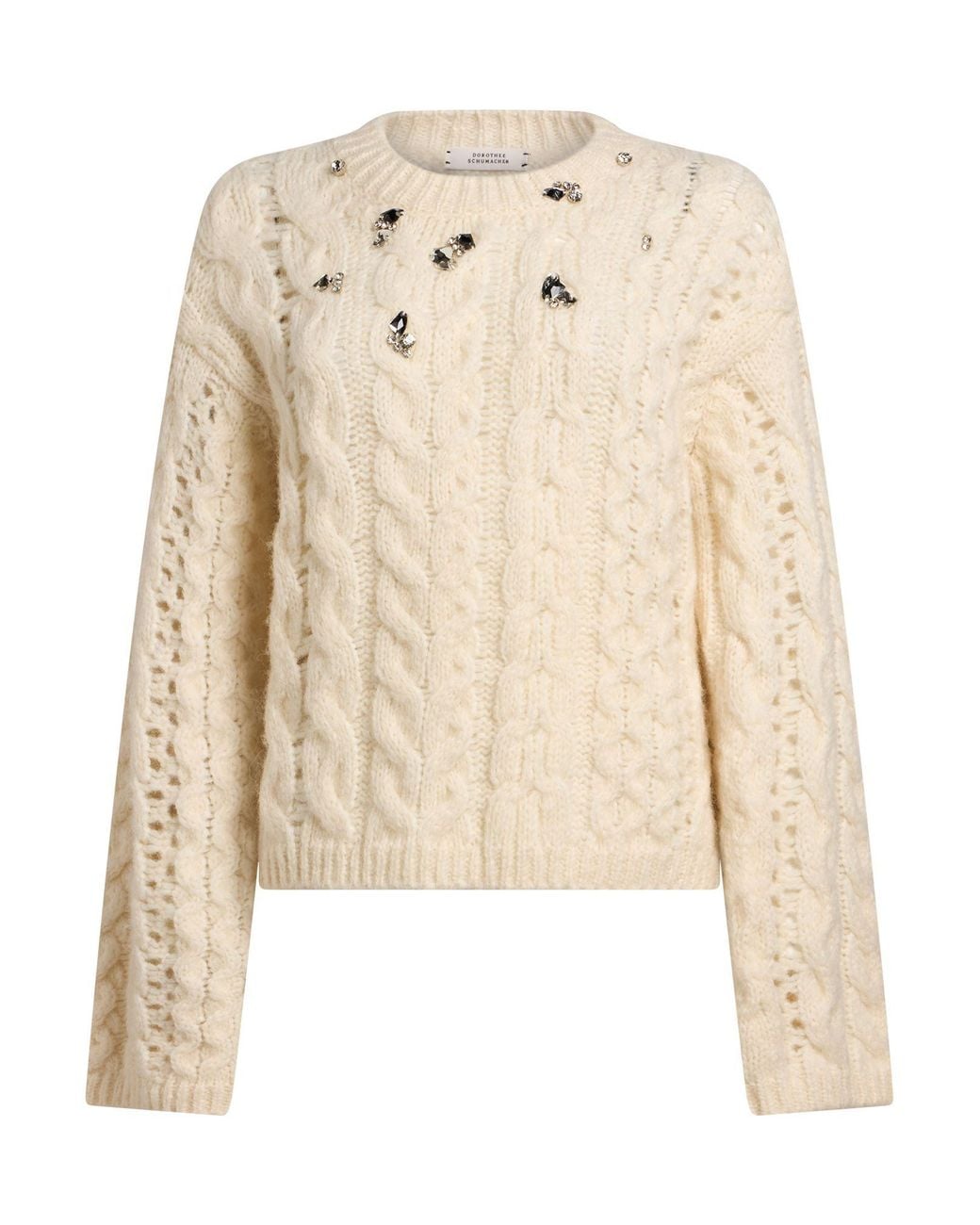 Dorothee Schumacher Natural Ivory Sweater Alpaca Wool, Polyamide, Wool