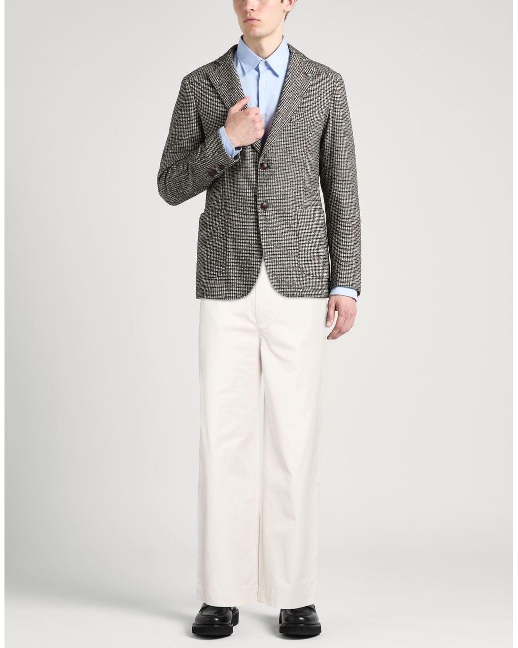 Roberto Collina White Trouser for men