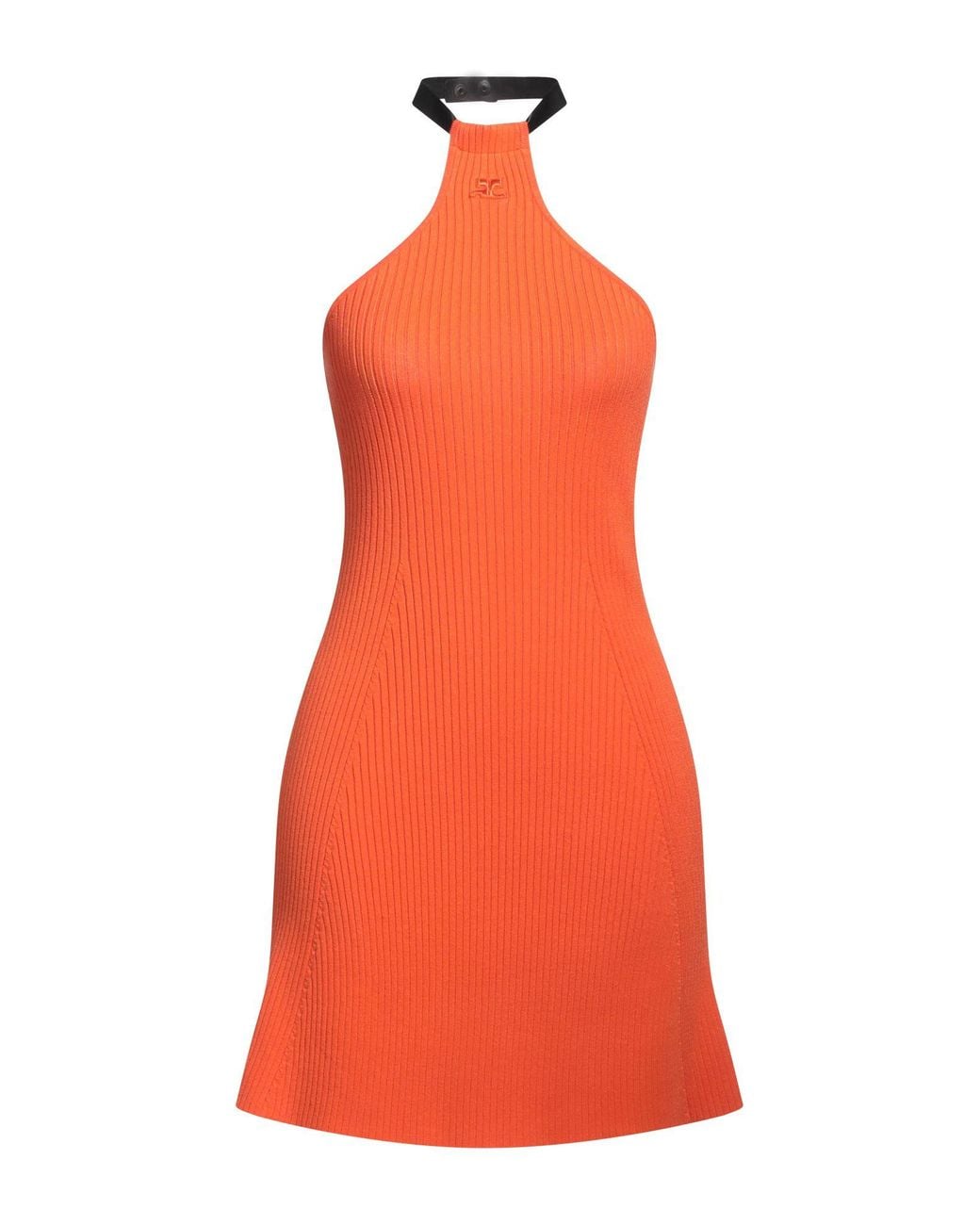 Courreges Orange Mini Dress