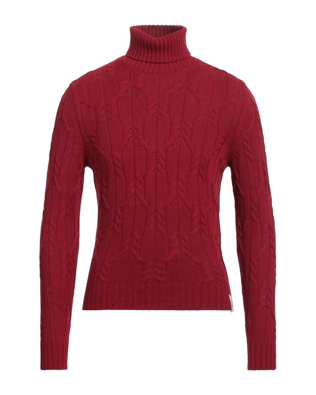 Brooksfield Rollkragenpullover in Red für Herren