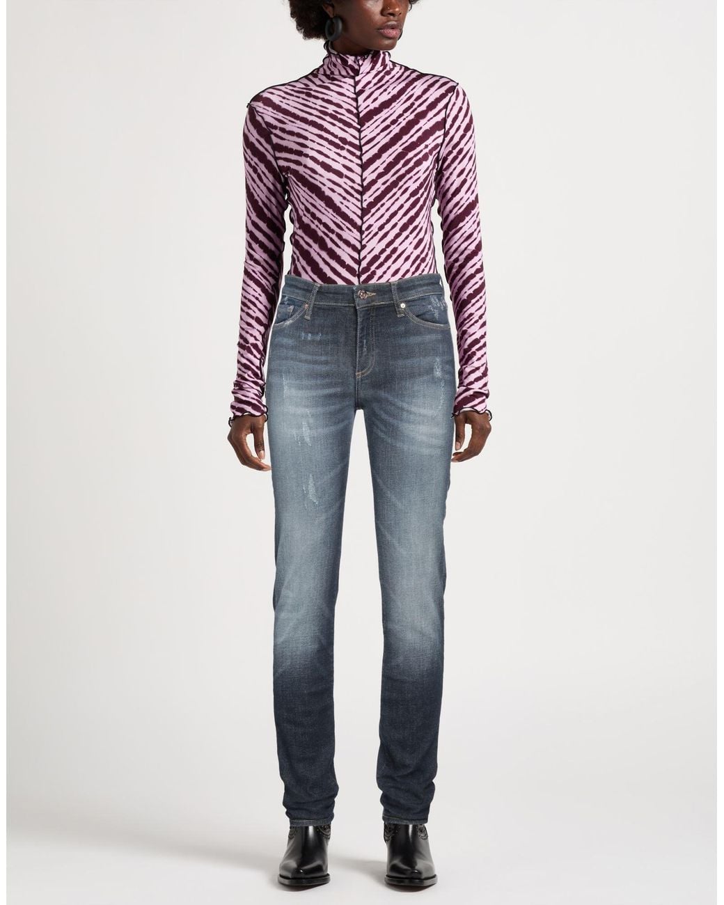 ARMANI EXCHANGE Blue Jeans Cotton, Polyester, Elastane