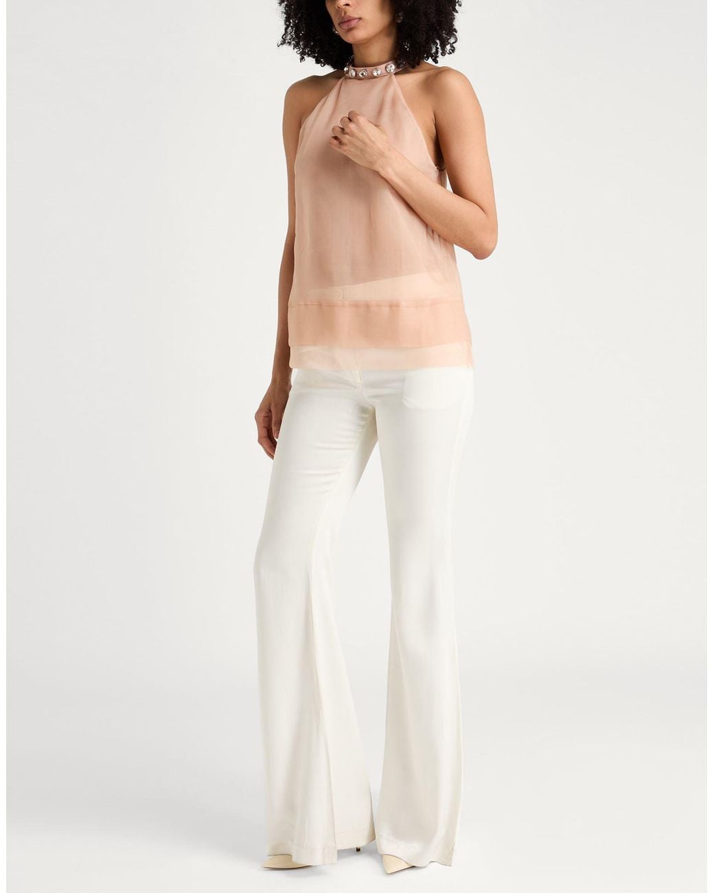 Pinko Pink Top Silk