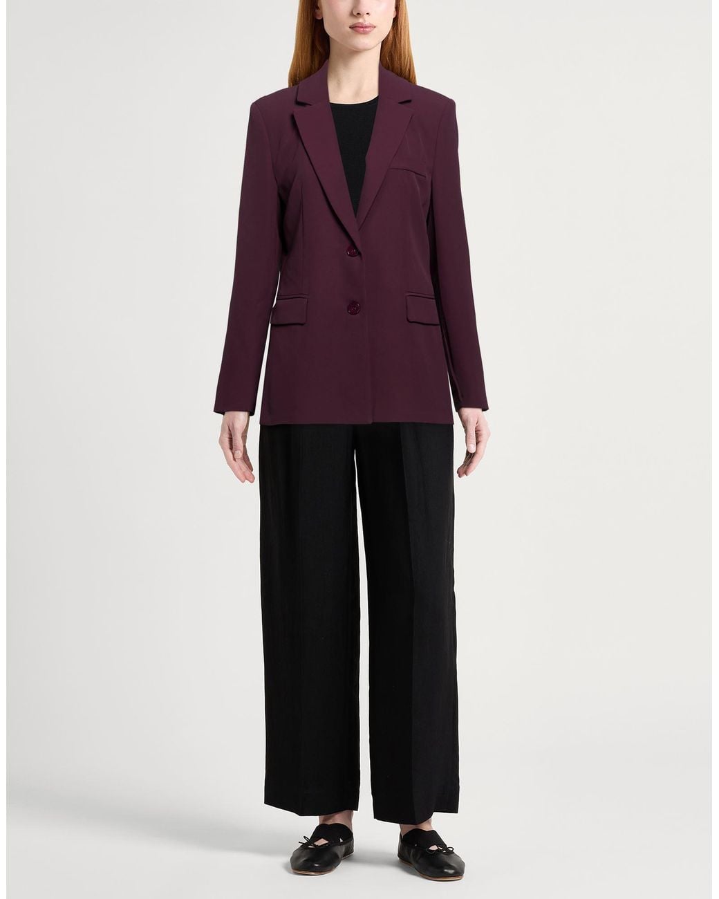Imperial Purple Blazer Polyester, Elastane