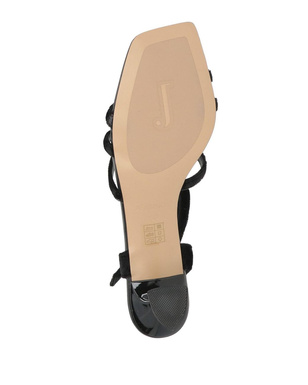 Jeannot Black Sandals