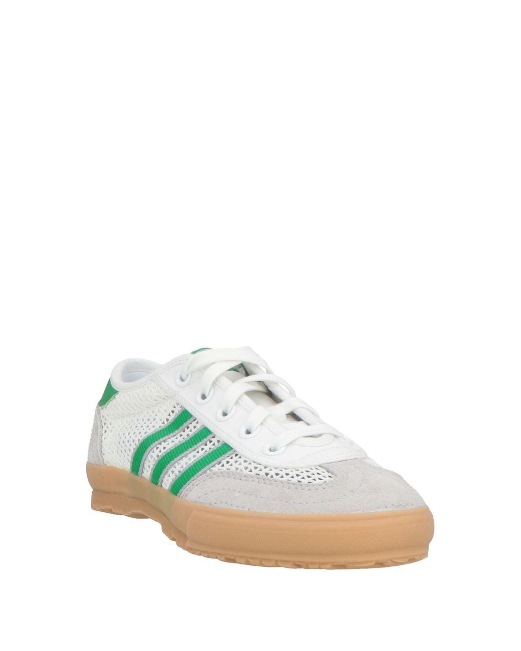 Adidas Originals Green Sneakers Leather, Textile Fibers