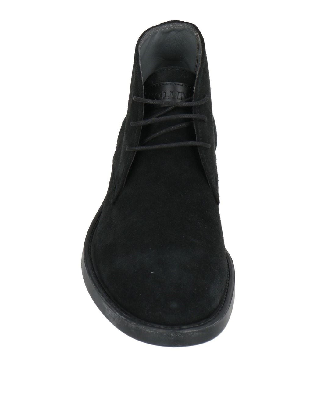 Pollini Black Ankle Boots Leather for men