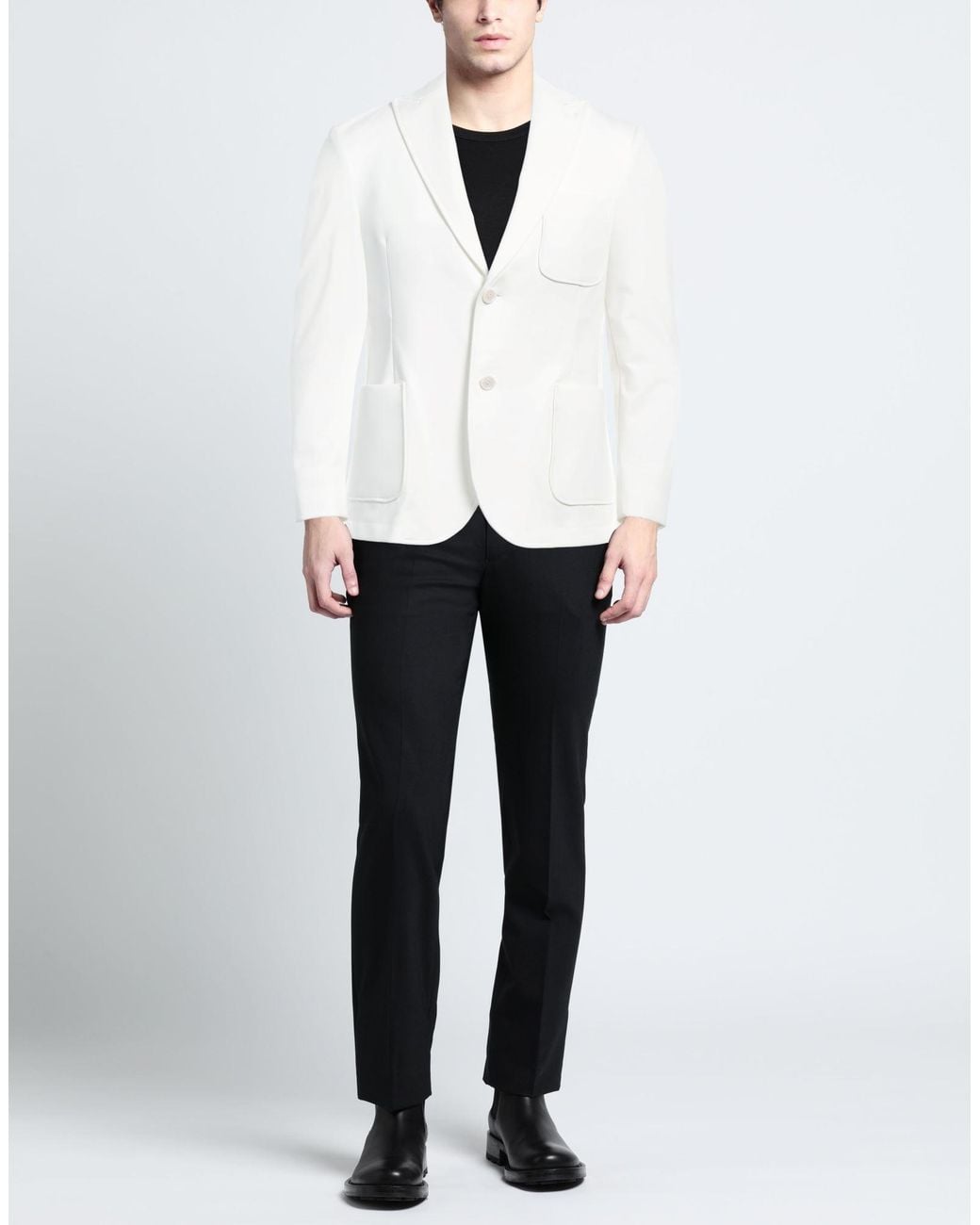Daniele Alessandrini White Blazer for men