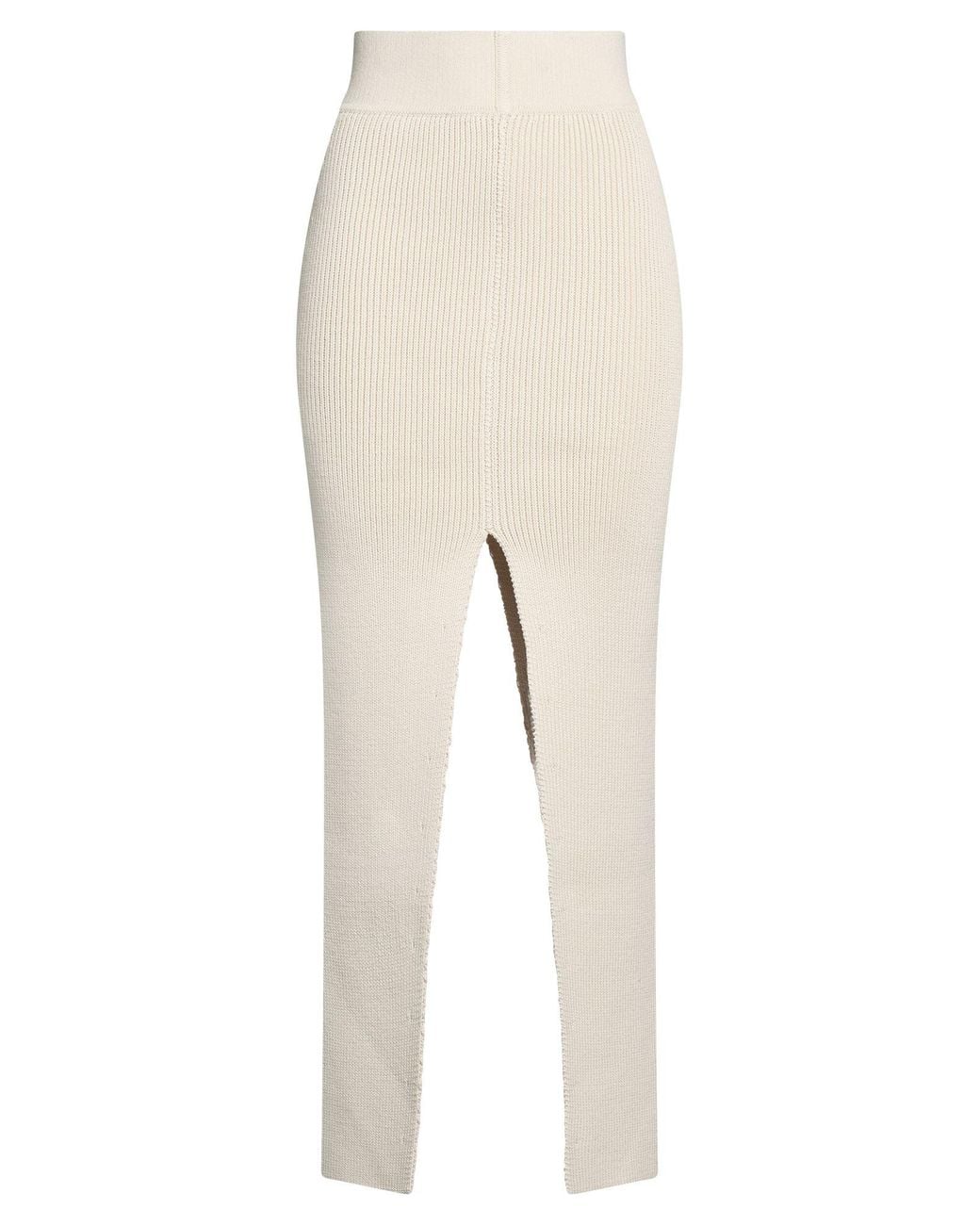 Rick Owens White Maxi Skirt