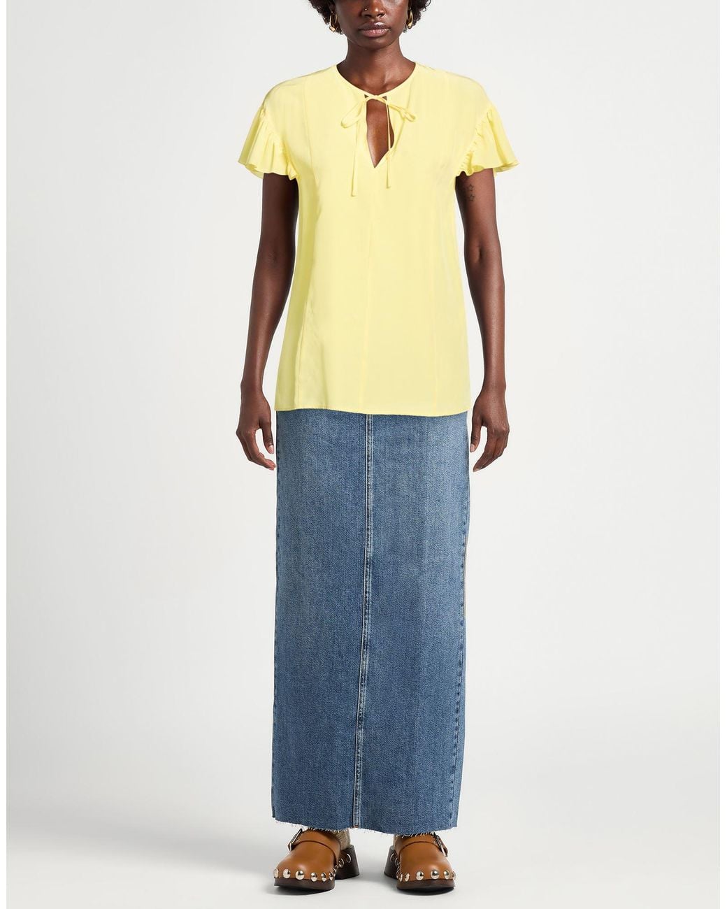 Top Missoni de color Yellow