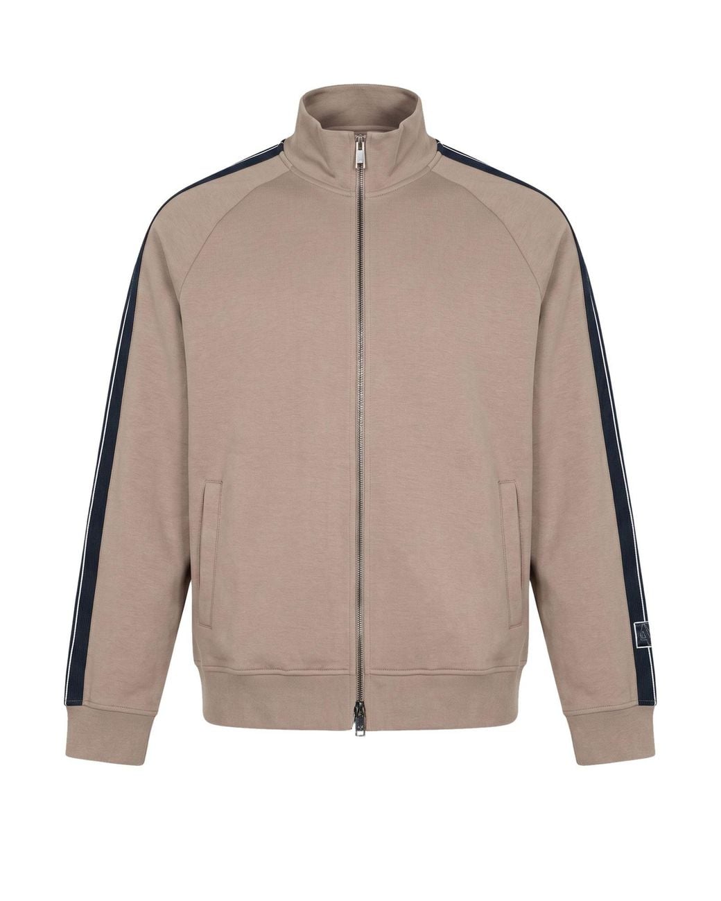 ARMANI EXCHANGE Brown Khaki Sweatshirt Cotton, Polyester, Elastane for men