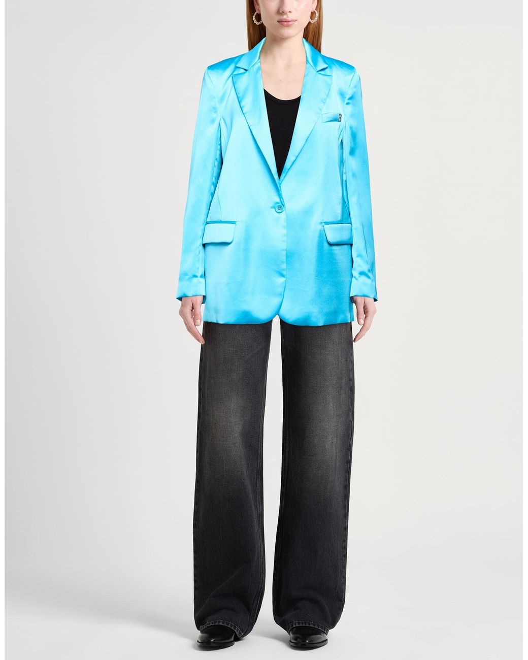 Blugirl Blumarine Blue Blazer Polyester