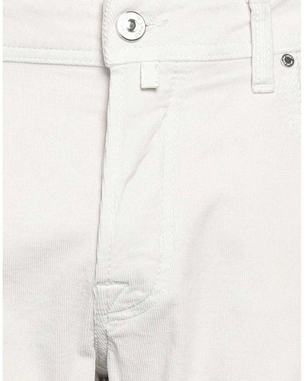 Jacob Cohen White Pants Cotton, Elastane for men