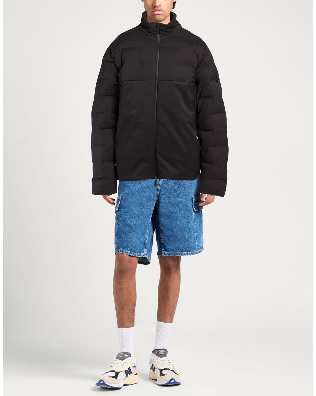 EA7 Black Puffers for men