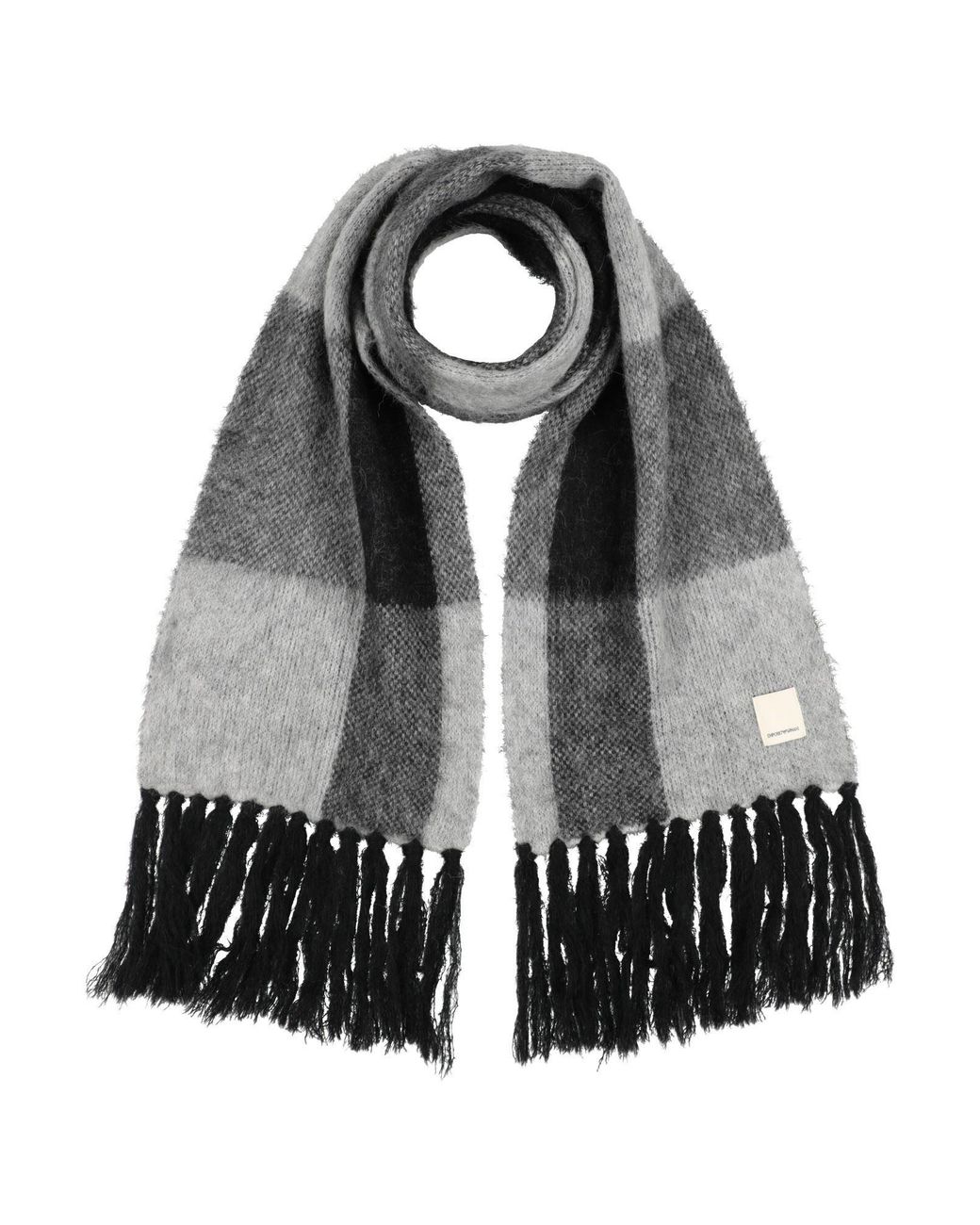 Emporio Armani Black Scarves for men