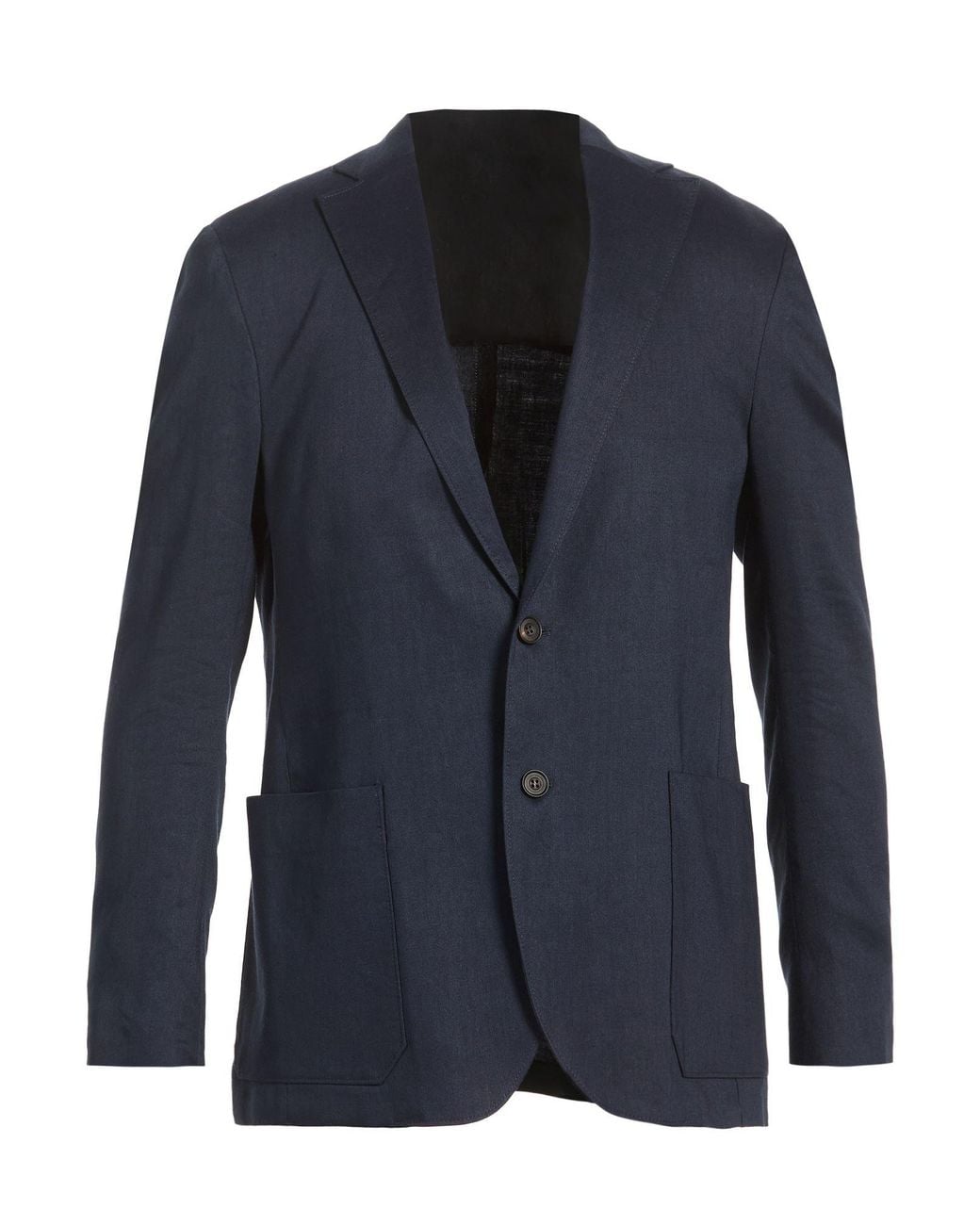 Corneliani Blue Blazer Linen, Virgin Wool, Mohair Wool for men