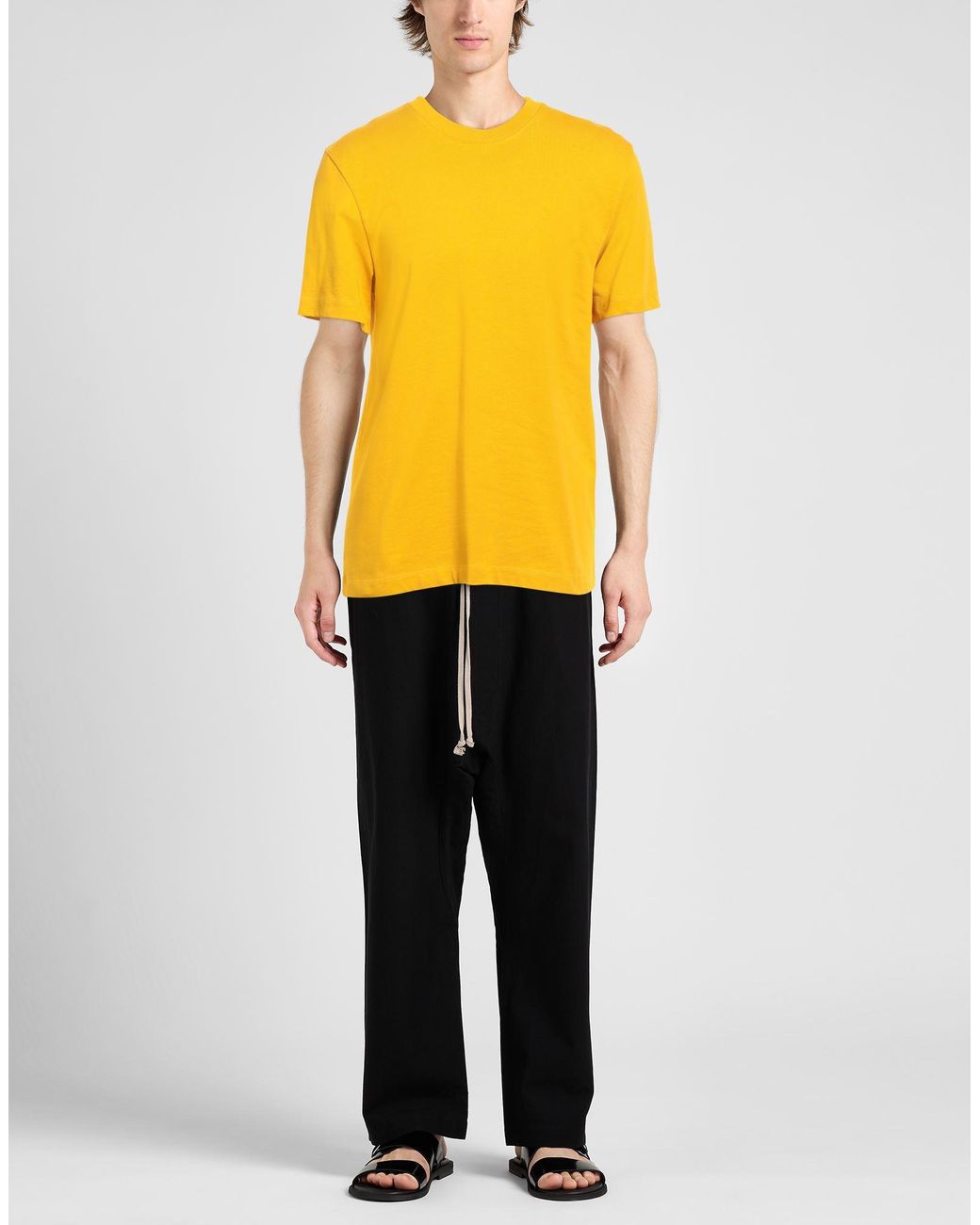 Helmut Lang Yellow Marigold T-Shirt Cotton for men