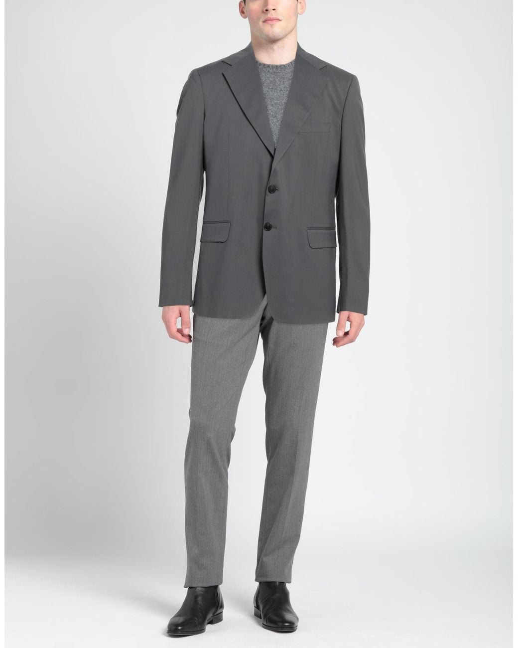 Low Brand Gray Blazer for men