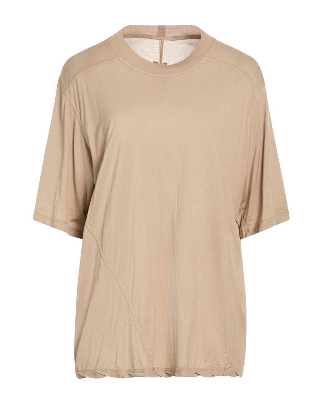 Rick Owens Natural T-Shirt Cotton