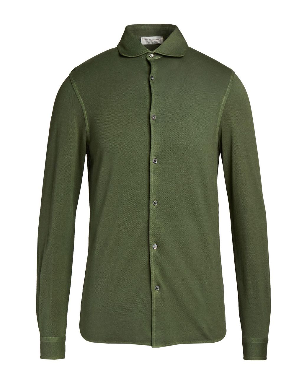 FILIPPO DE LAURENTIIS Green Shirts for men