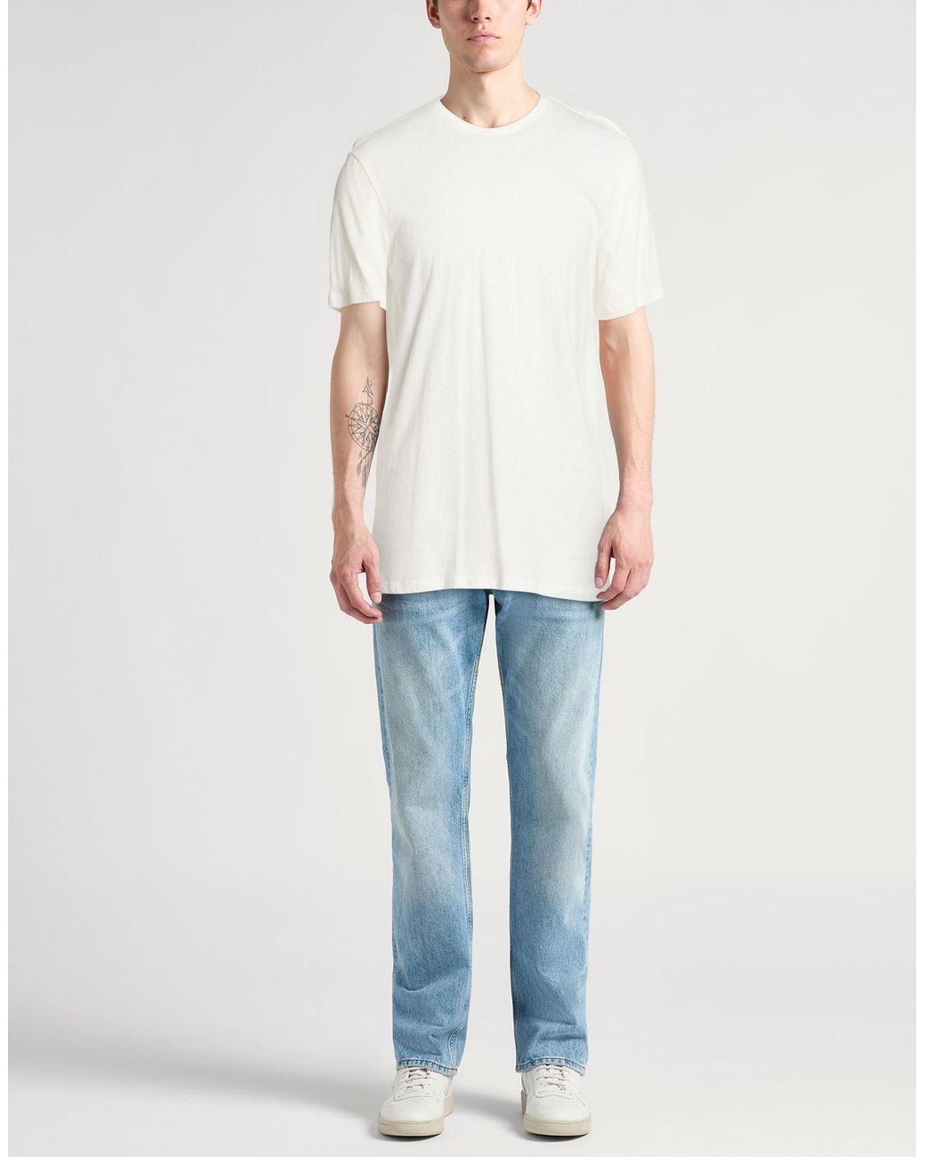 Majestic Filatures White T-Shirts for men