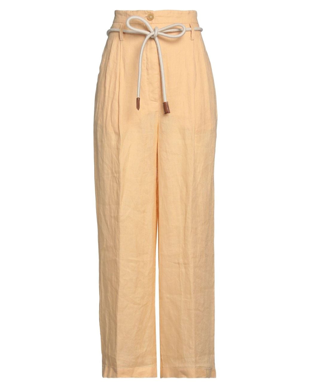 Erika Cavallini Semi Couture Natural Pants