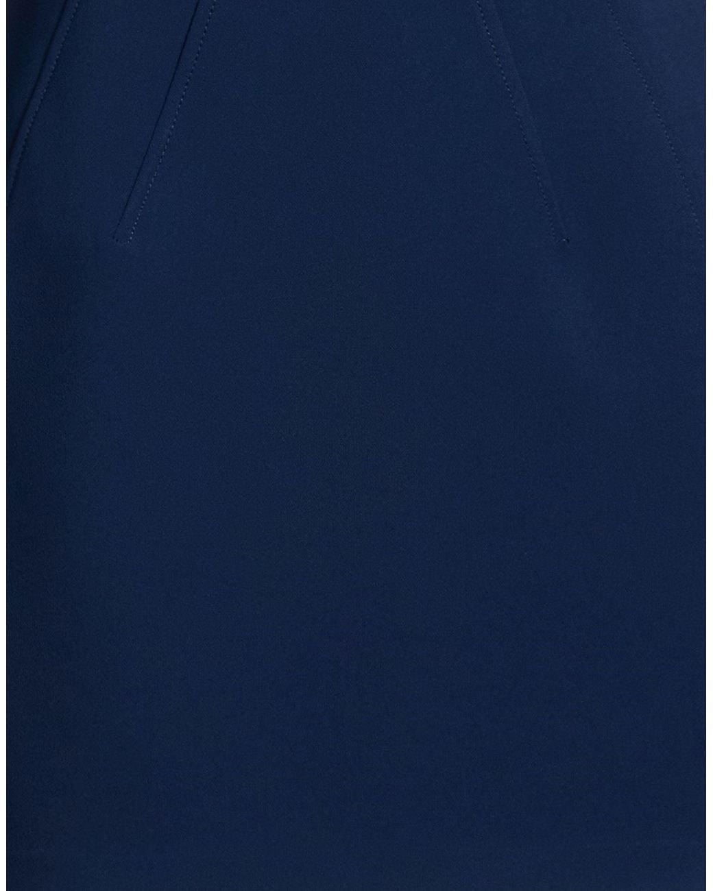 Elisabetta Franchi Blue Mini Dress Polyester, Elastane