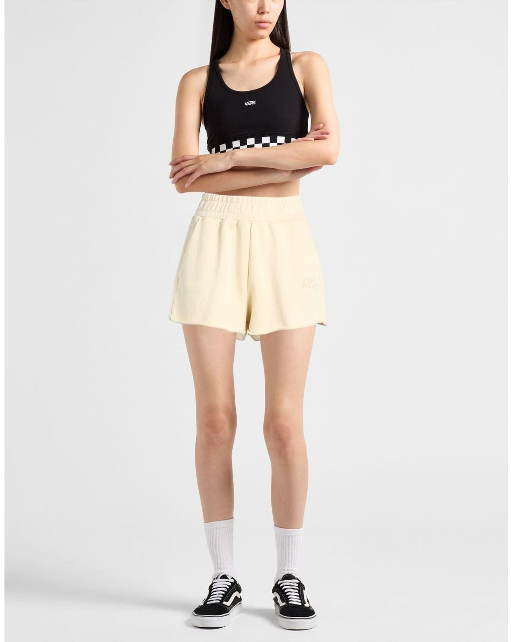 Autry Natural Cream Shorts & Bermuda Shorts Cotton