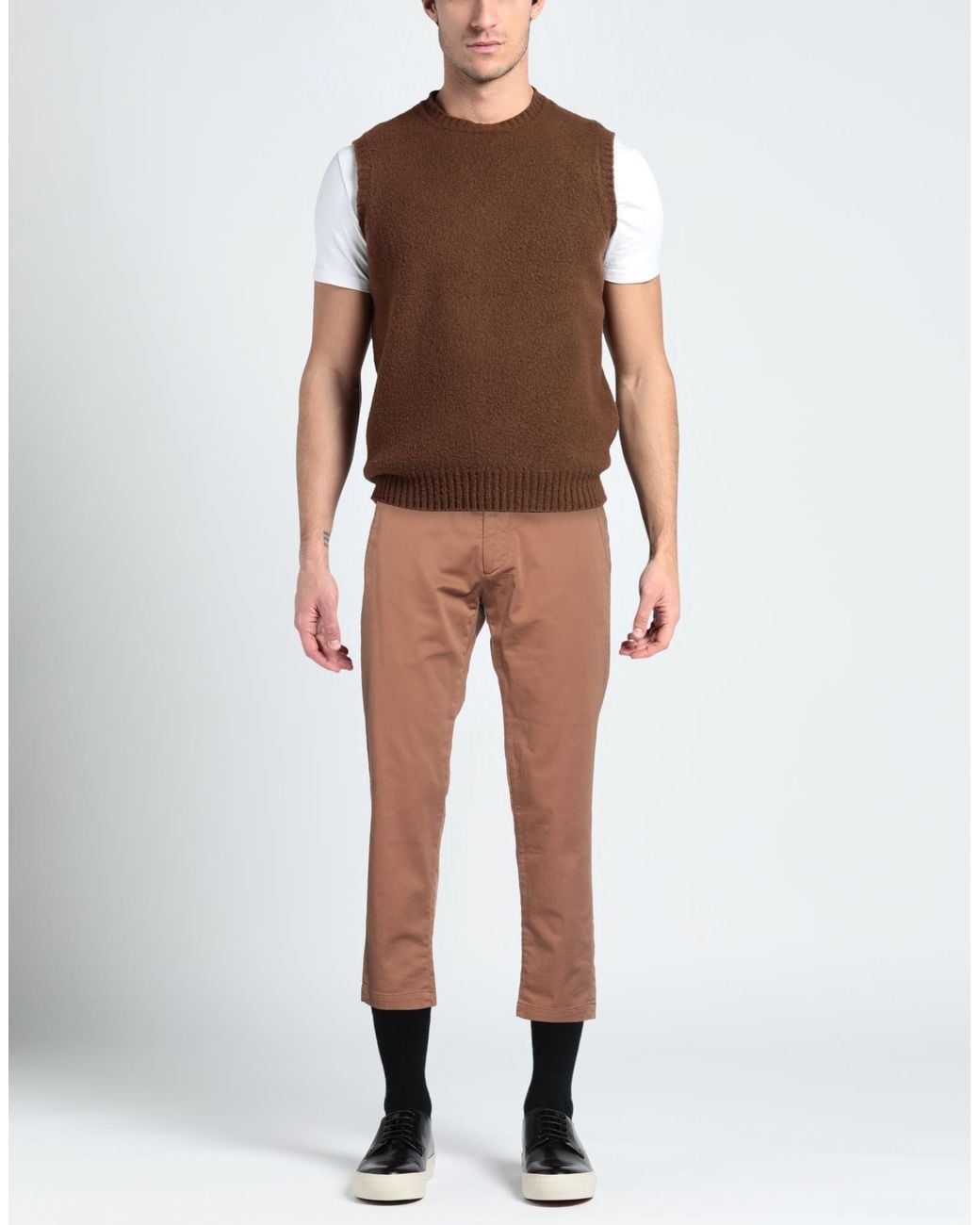 Michael Coal Brown Trouser for men