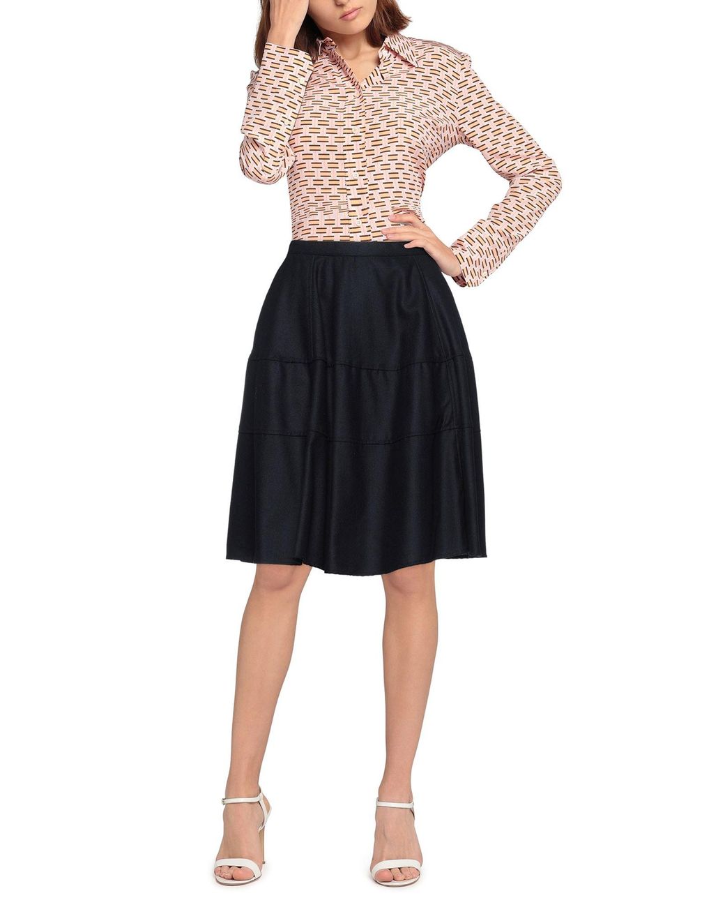 Aspesi Blue Mini Skirt