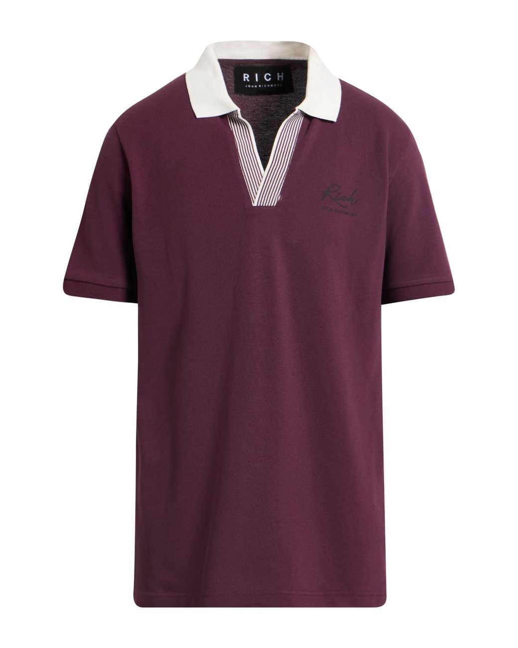 Polo John Richmond de hombre de color Purple