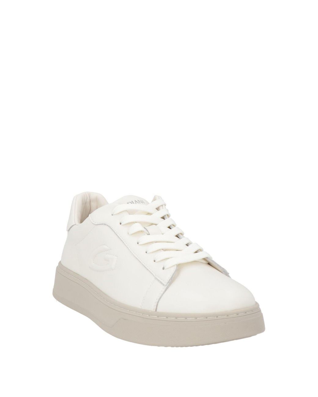 Alberto Guardiani White Trainers for men