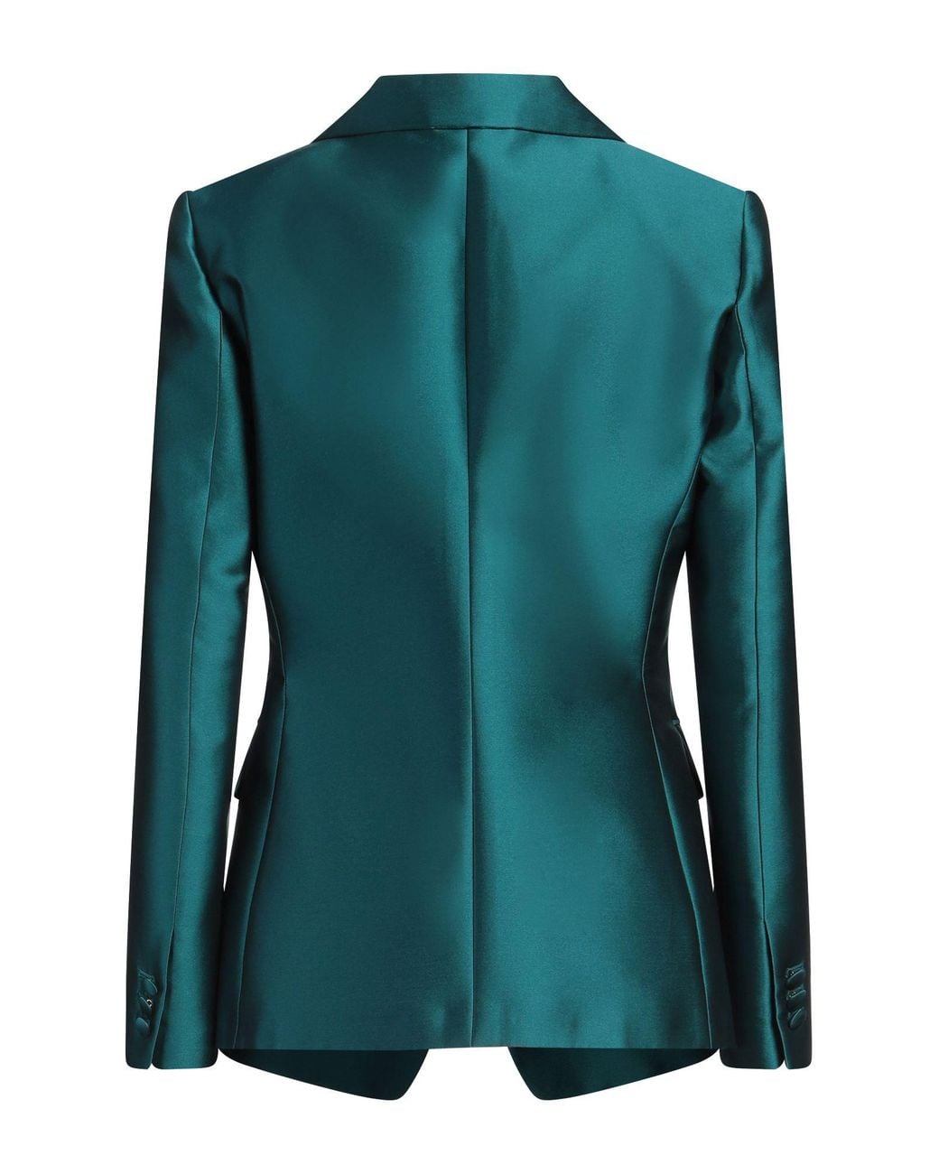 Alberta Ferretti Green Blazer Polyester, Silk