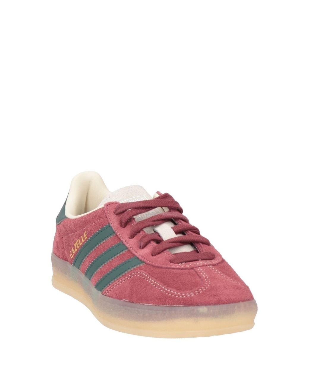 Adidas Originals Pink Burgundy Sneakers Leather, Synthetic Material