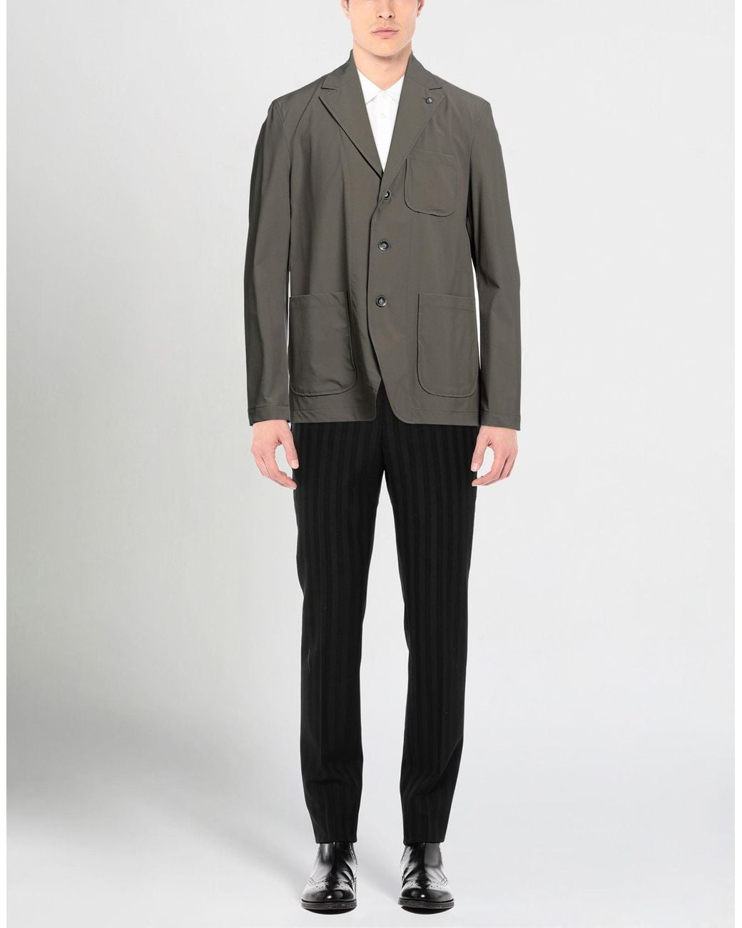 Officina 36 Gray Blazer for men