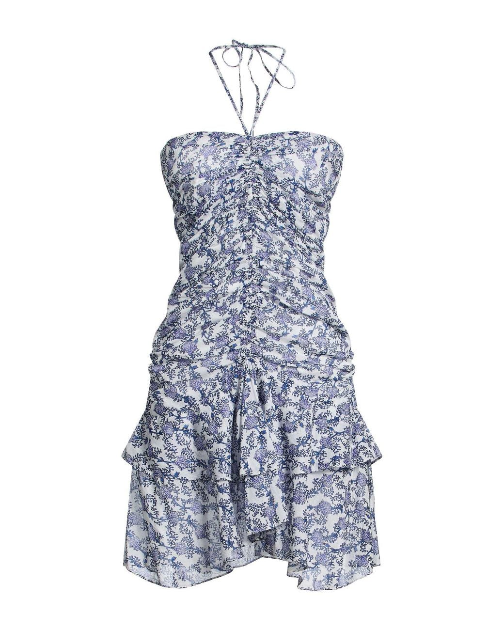Isabel Marant Blue Mini Dress Cotton
