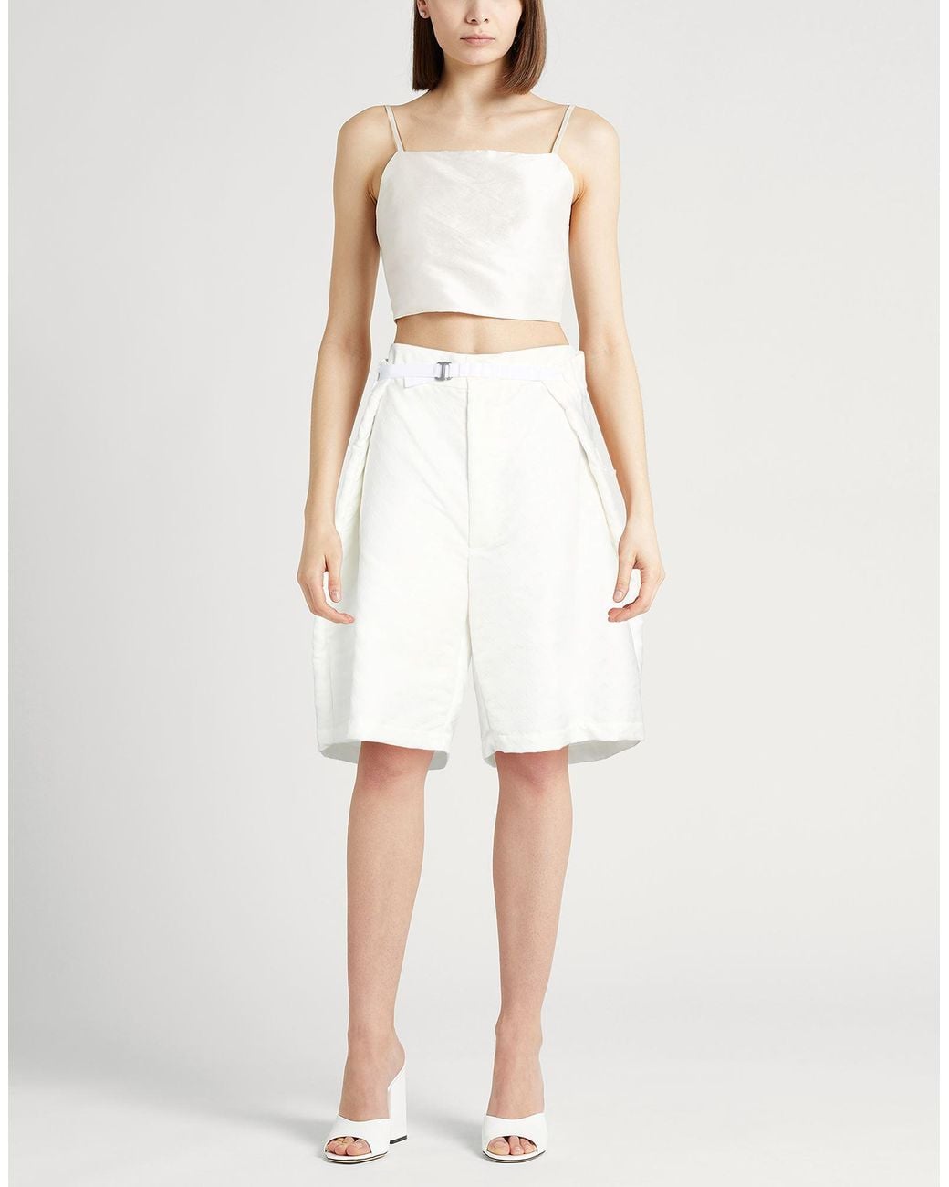 Herno White Shorts & Bermuda Shorts