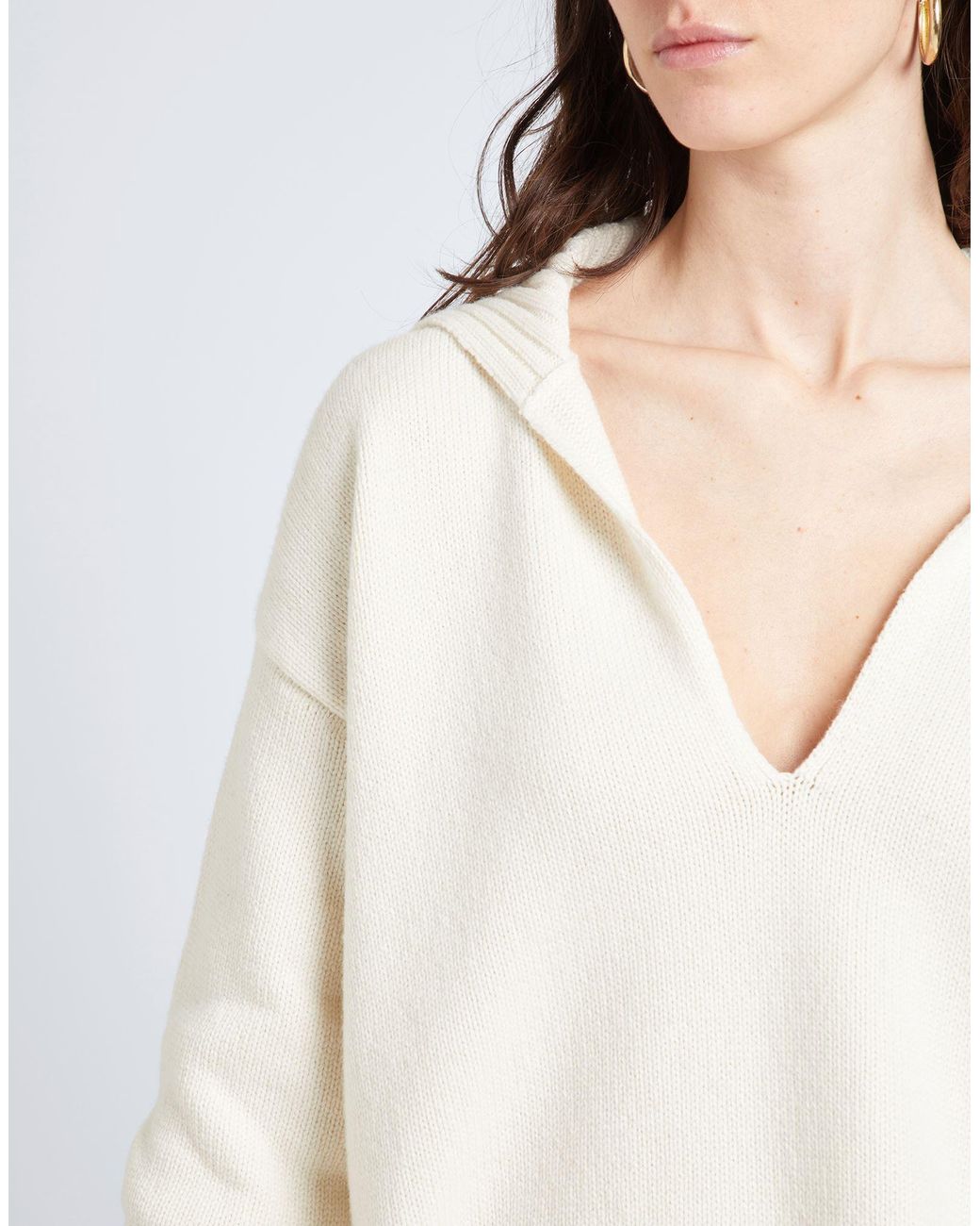 Jil Sander White Jumper