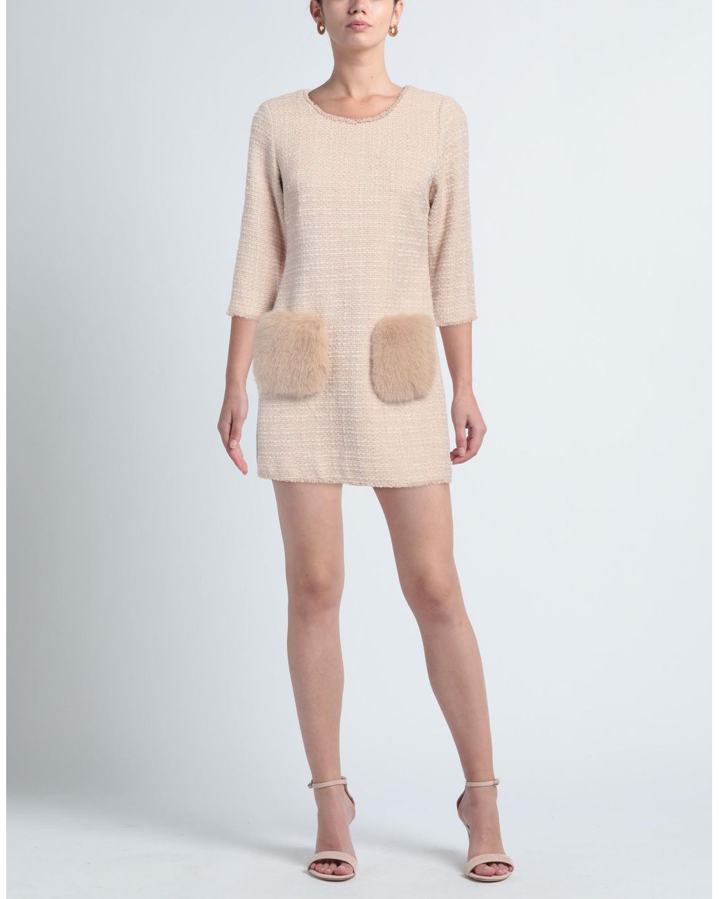No Secrets Natural Mini Dress