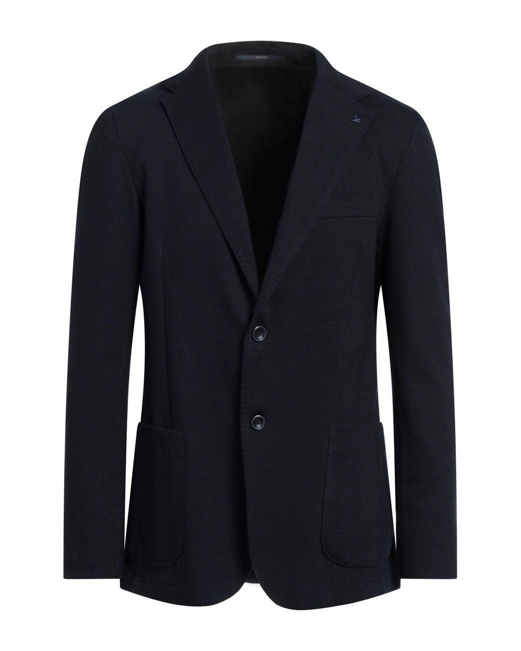 AT.P.CO Blue Midnight Blazer Cotton, Polyamide, Elastane for men