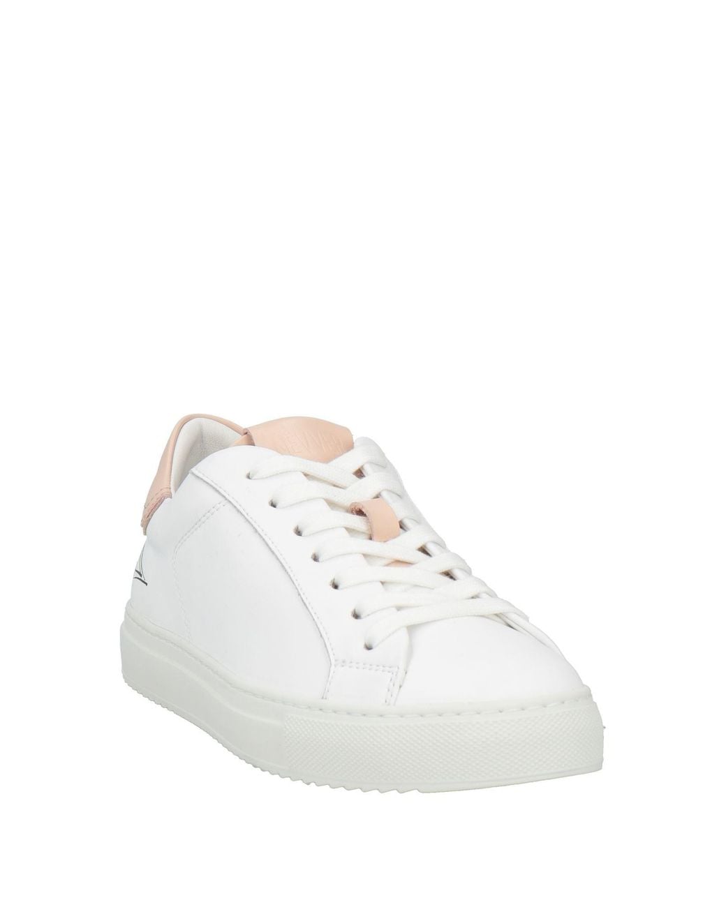Nevver White Sneakers Leather