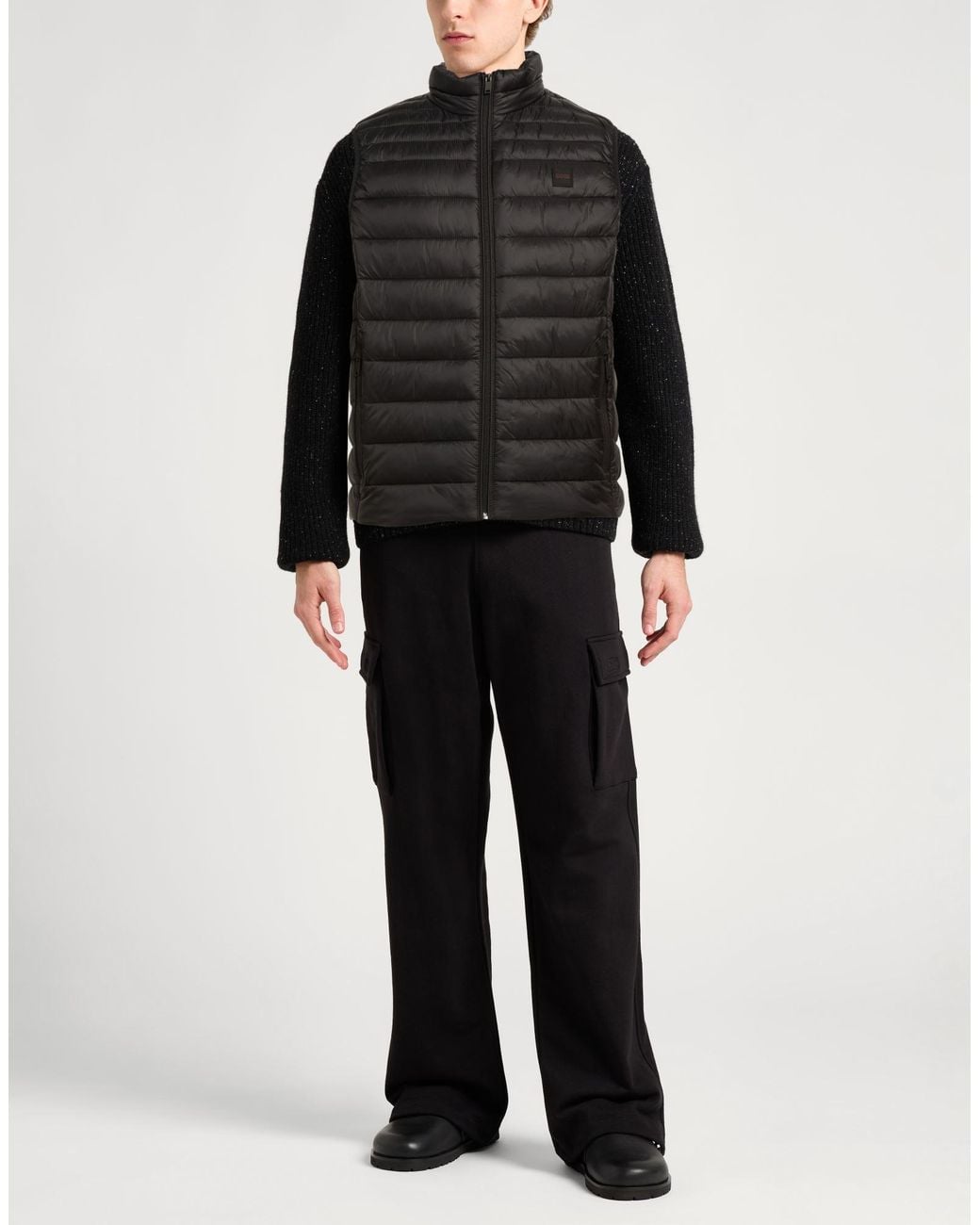 Chompa Sin Mangas Boss de hombre de color Black