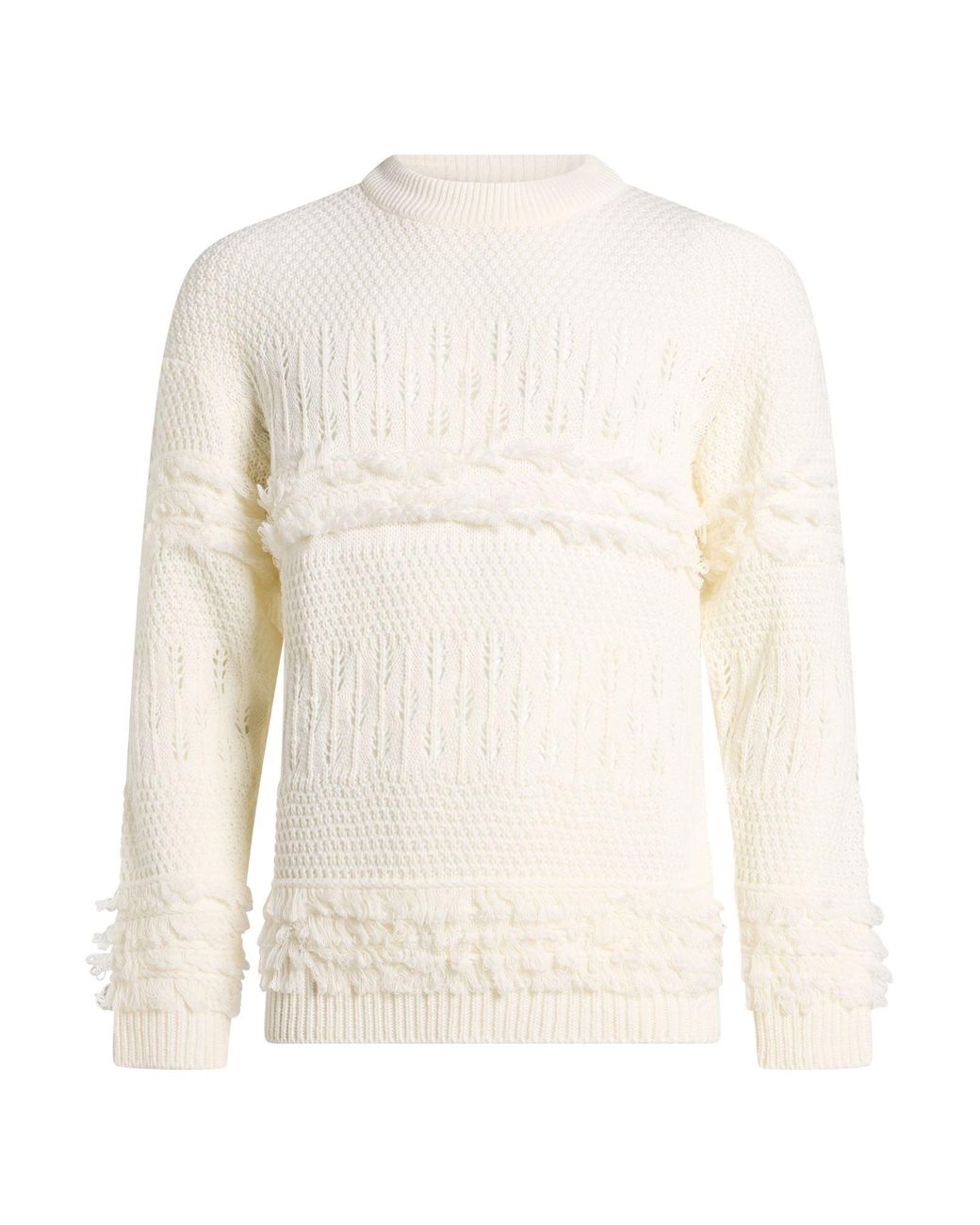 LE PAS SAGE Paris White Sweater Wool, Acrylic for men